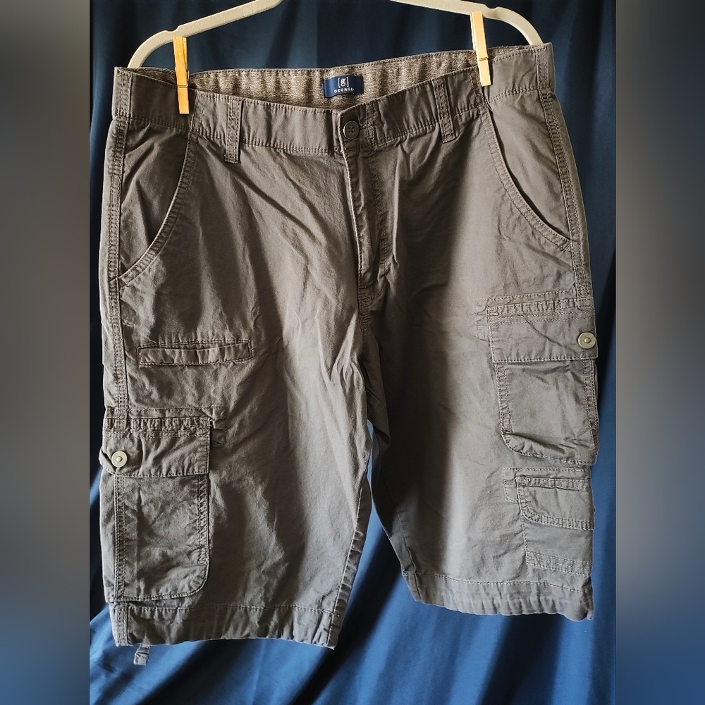 George grey cargo shorts